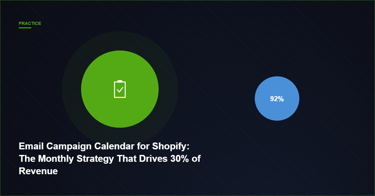 Email Campaign Calendar for Shopify: The Monthly Strategy That Drives 30% of Revenue