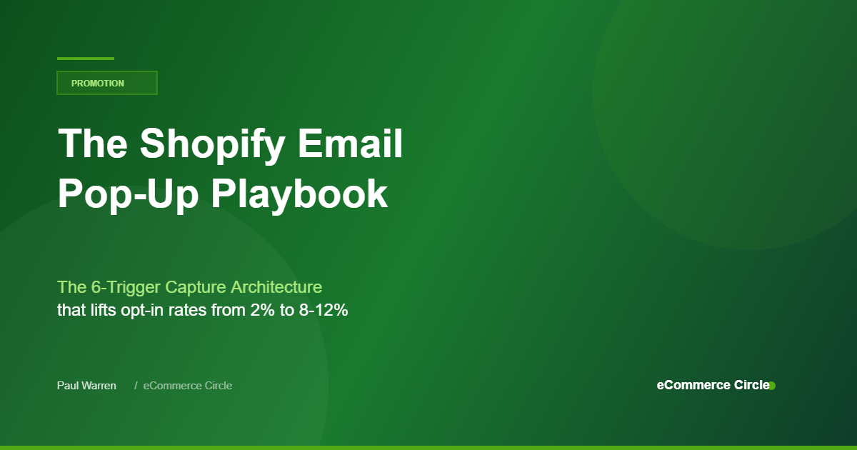 The Shopify Email Pop-Up Playbook featured image