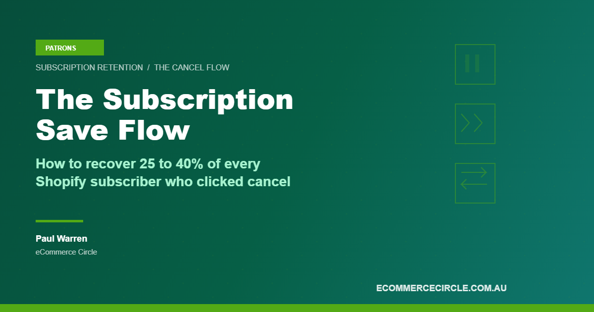 The Subscription Save Flow featured image