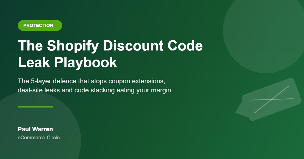 The Shopify Discount Code Leak Playbook featured image