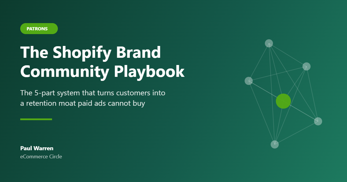 The Shopify Brand Community Playbook featured image