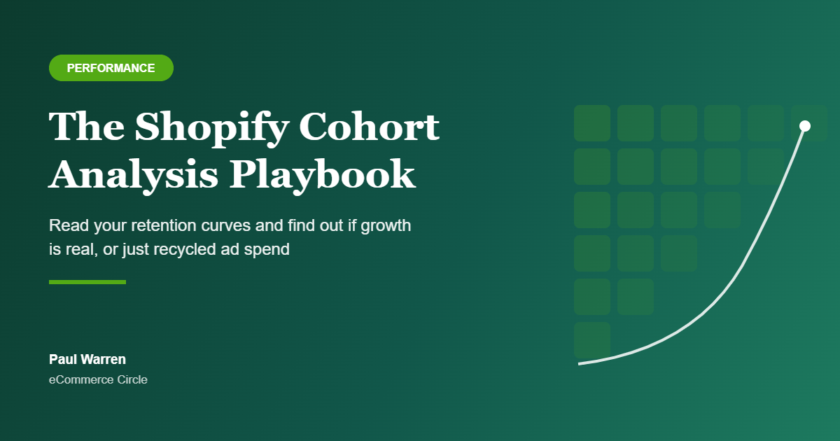 The Shopify Cohort Analysis Playbook featured image