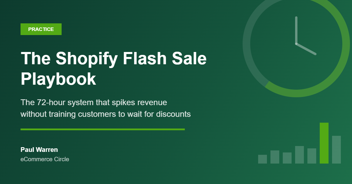The Shopify Flash Sale Playbook featured image