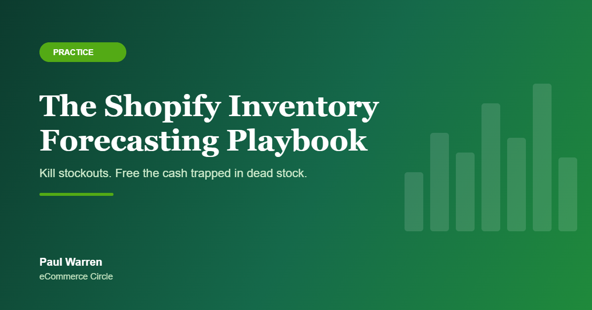 The Shopify Inventory Forecasting Playbook featured image