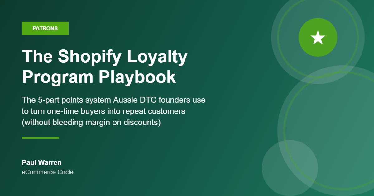 The Shopify Loyalty Program Playbook featured image