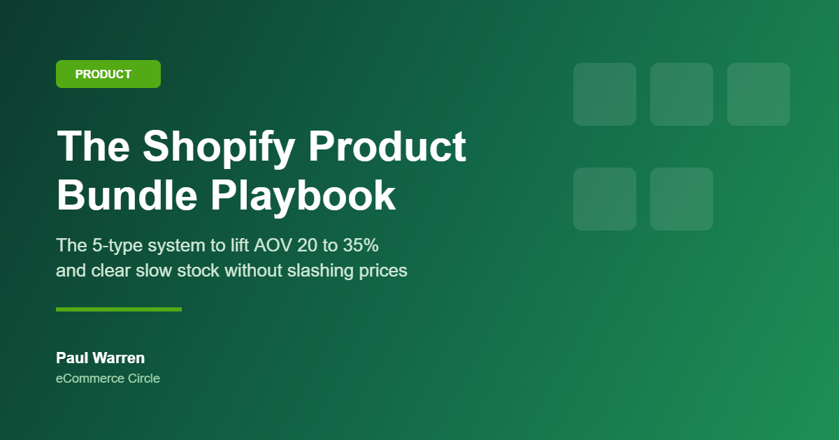 The Shopify Product Bundle Playbook featured image