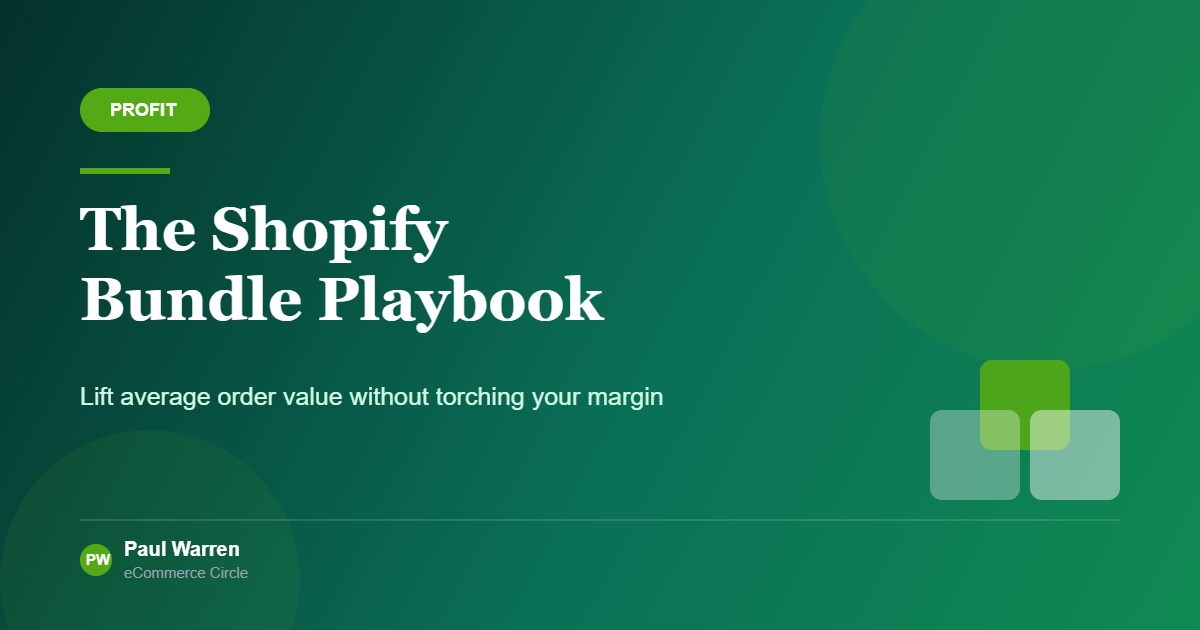 The Shopify Bundle Playbook: How Aussie DTC Founders Lift Average Order Value Without Torching Margin
