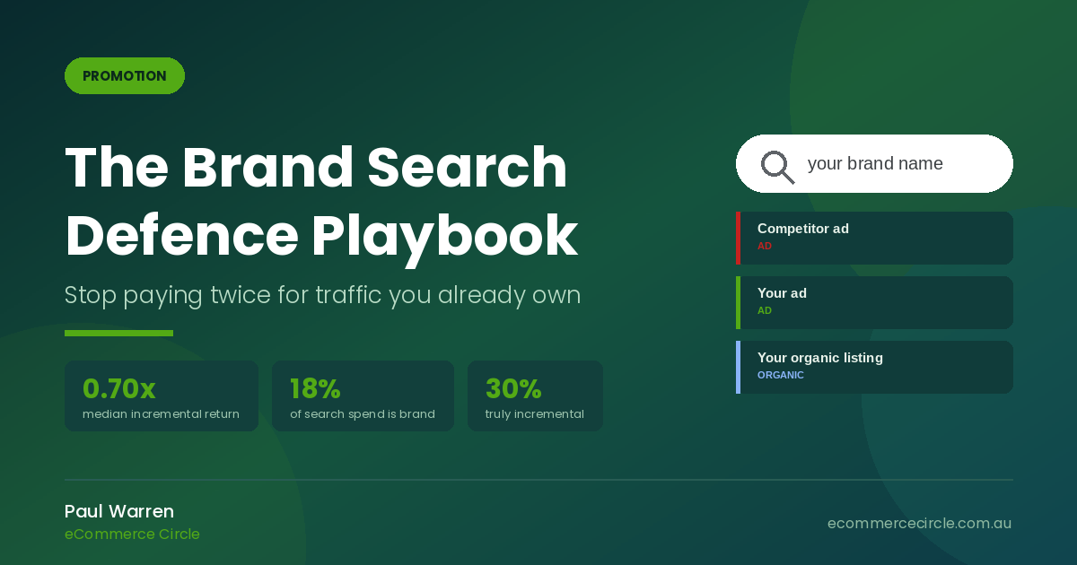 The Brand Search Defence Playbook: The 5-Part System Aussie Shopify Founders Use to Stop Paying Twice for Traffic They Already Own