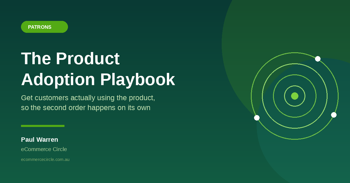 The Product Adoption Playbook: The 5-Stage System Aussie Shopify Founders Use to Get Customers Actually Using the Product