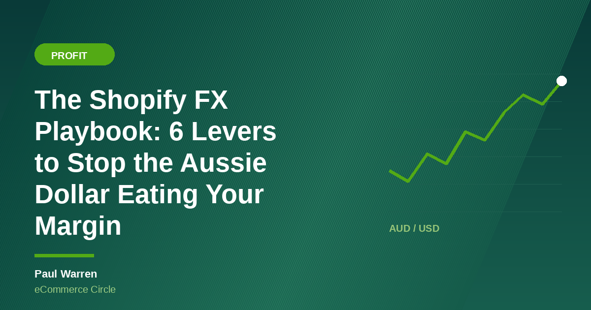 The Shopify FX Playbook: 6 Levers to Stop the Aussie Dollar Eating Your Margin