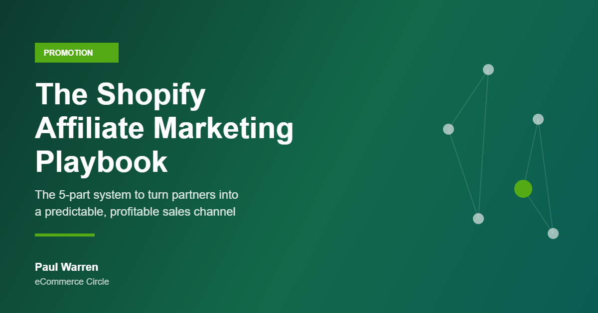The Shopify Affiliate Marketing Playbook featured image