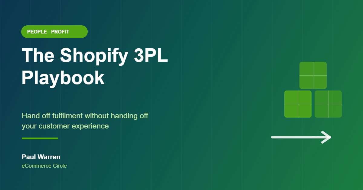The Shopify 3PL Playbook: The 5-Part System Aussie DTC Founders Use to Hand Off Fulfilment Without Handing Off Their Customer Experience