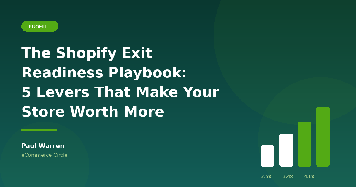 The Shopify Exit Readiness Playbook featured image