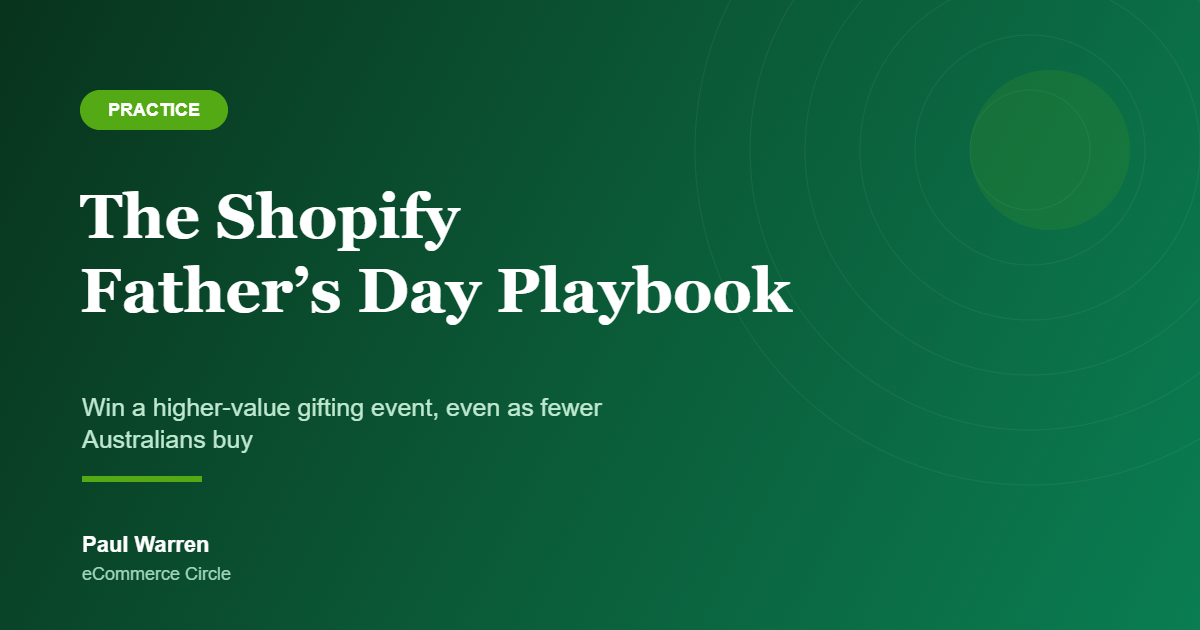 The Shopify Father’s Day Playbook featured image