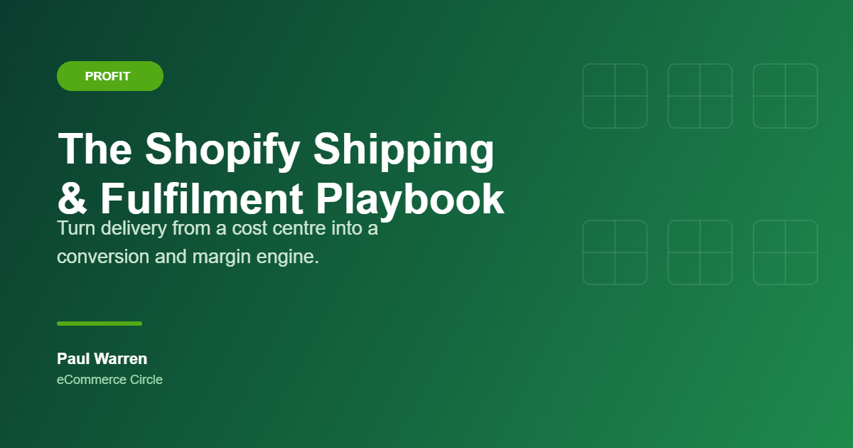 The Shopify Shipping and Fulfilment Playbook featured image