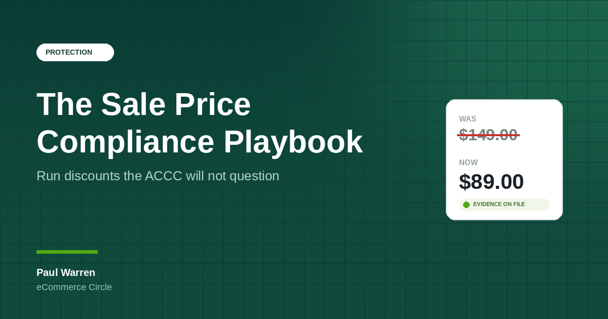 The Sale Price Compliance Playbook featured image