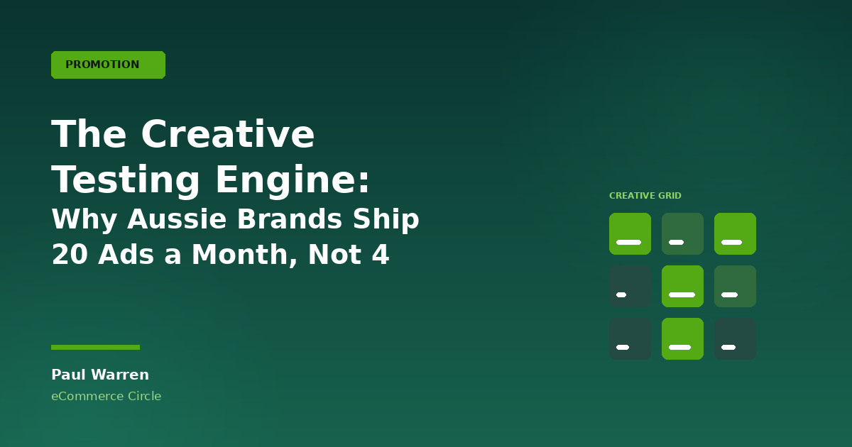 The Creative Testing Engine for Aussie Shopify brands featured image