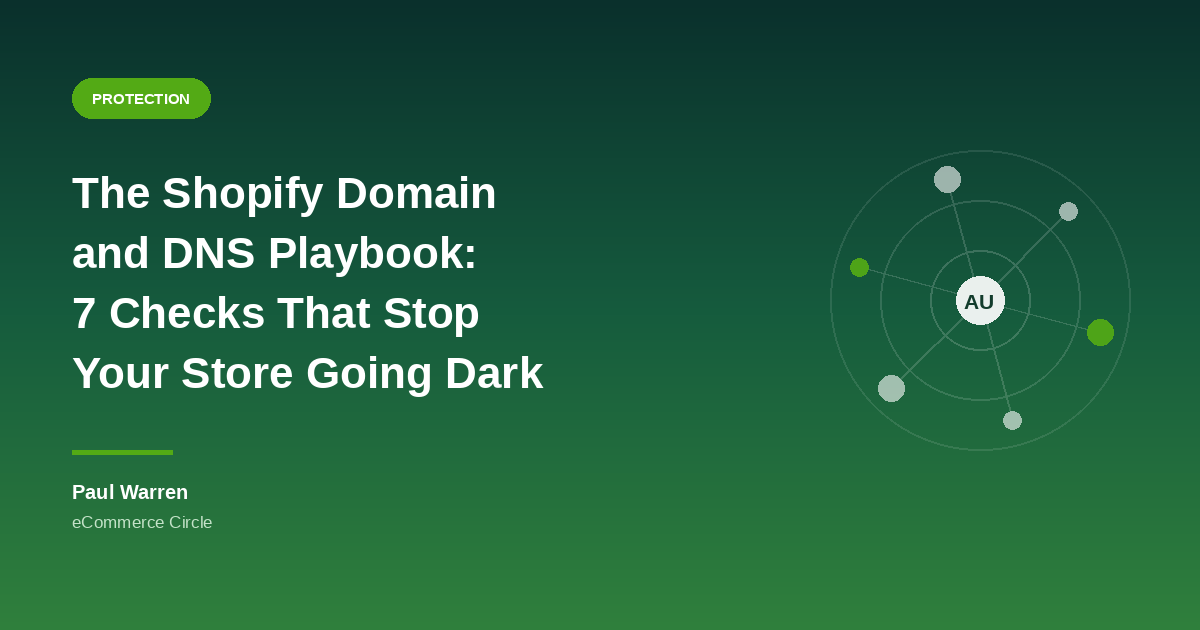 The Shopify Domain and DNS Playbook featured image