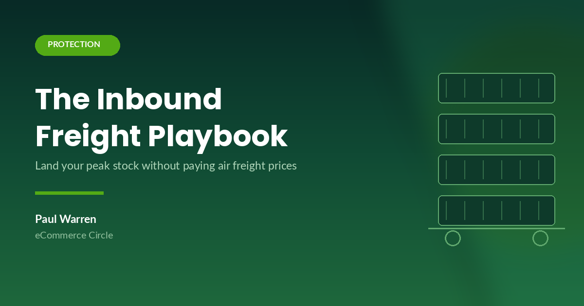 The Inbound Freight Playbook: The 6-Step System Aussie Shopify Founders Use to Land Peak Stock Without Air Freight Panic