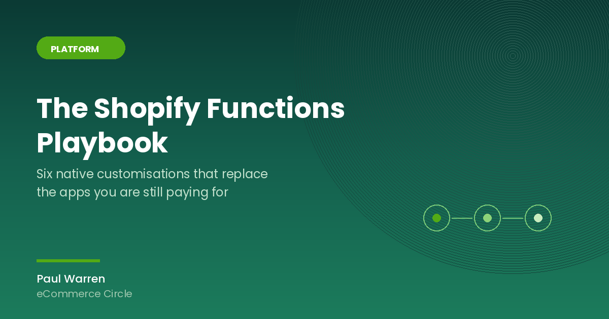 The Shopify Functions Playbook: The 6-Layer System Aussie DTC Founders Use to Replace Paid Apps and Own Their Checkout