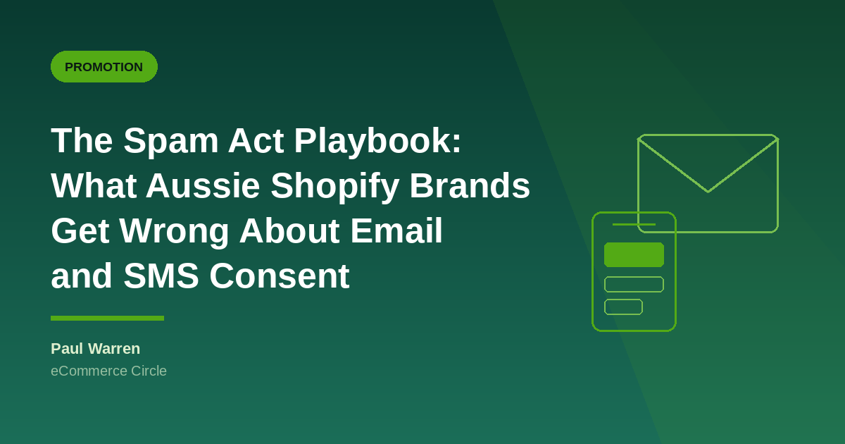 eCommerce Circle featured image for the Spam Act playbook article