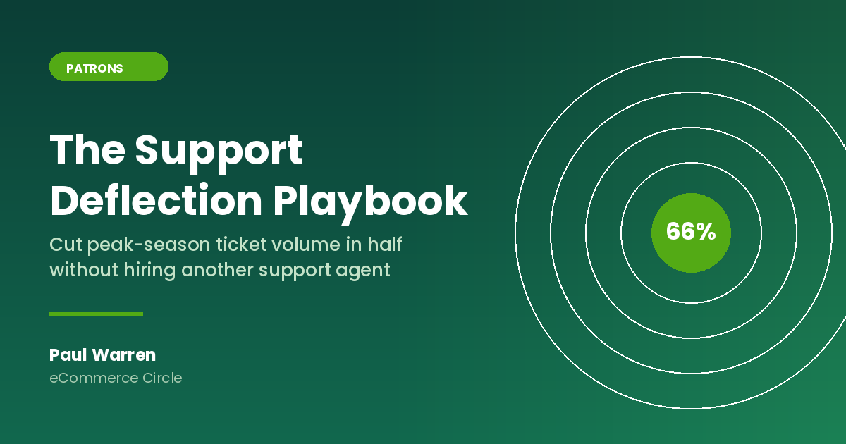 The Support Deflection Playbook: The 5-Layer System Aussie Shopify Founders Use to Cut Peak Ticket Volume in Half