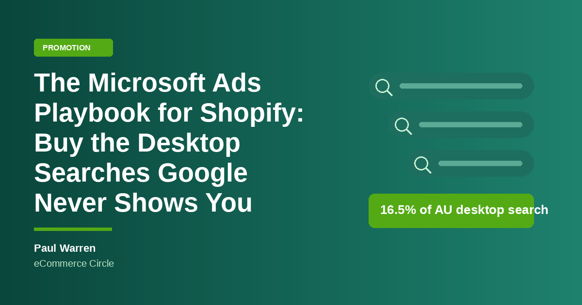 The Microsoft Ads Playbook for Shopify featured image