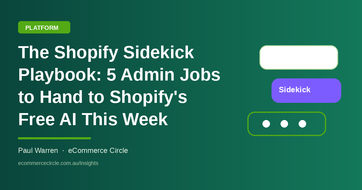 The Shopify Sidekick Playbook featured image