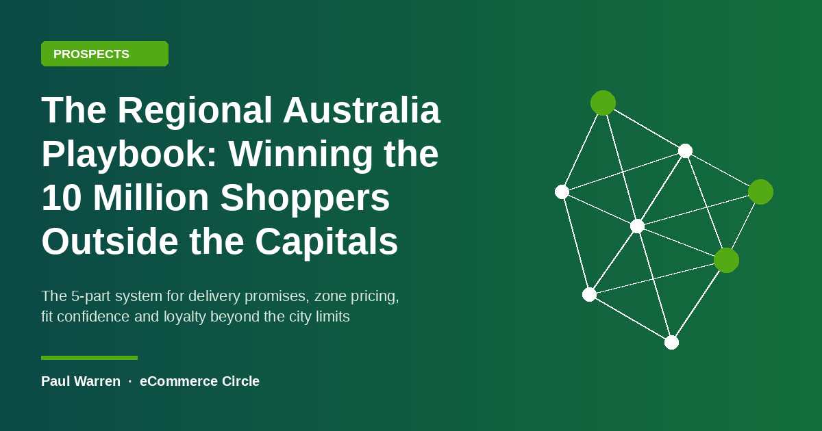The Regional Australia Playbook: The 5-Part System Aussie Shopify Founders Use to Win the 10 Million Shoppers Outside the Capital Cities (Who Spend More Online and Stay Longer)