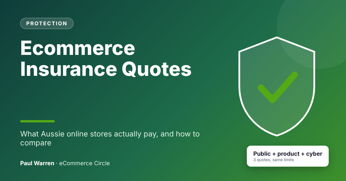 Ecommerce Insurance Quotes: What Aussie Stores Pay