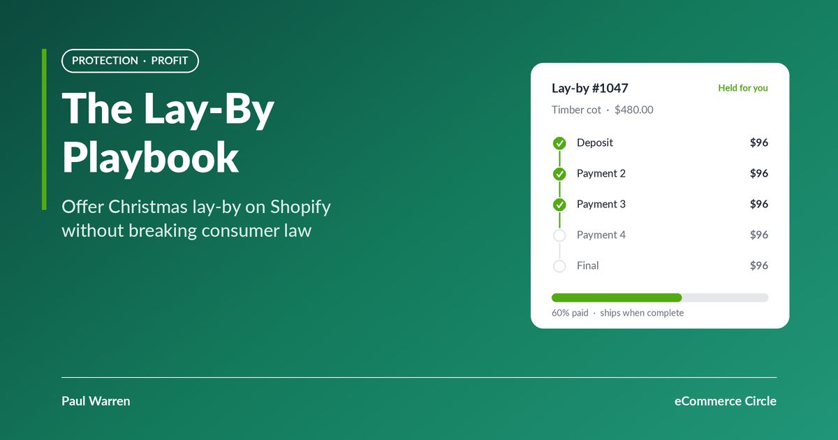 The Lay-By Playbook featured image for eCommerce Circle