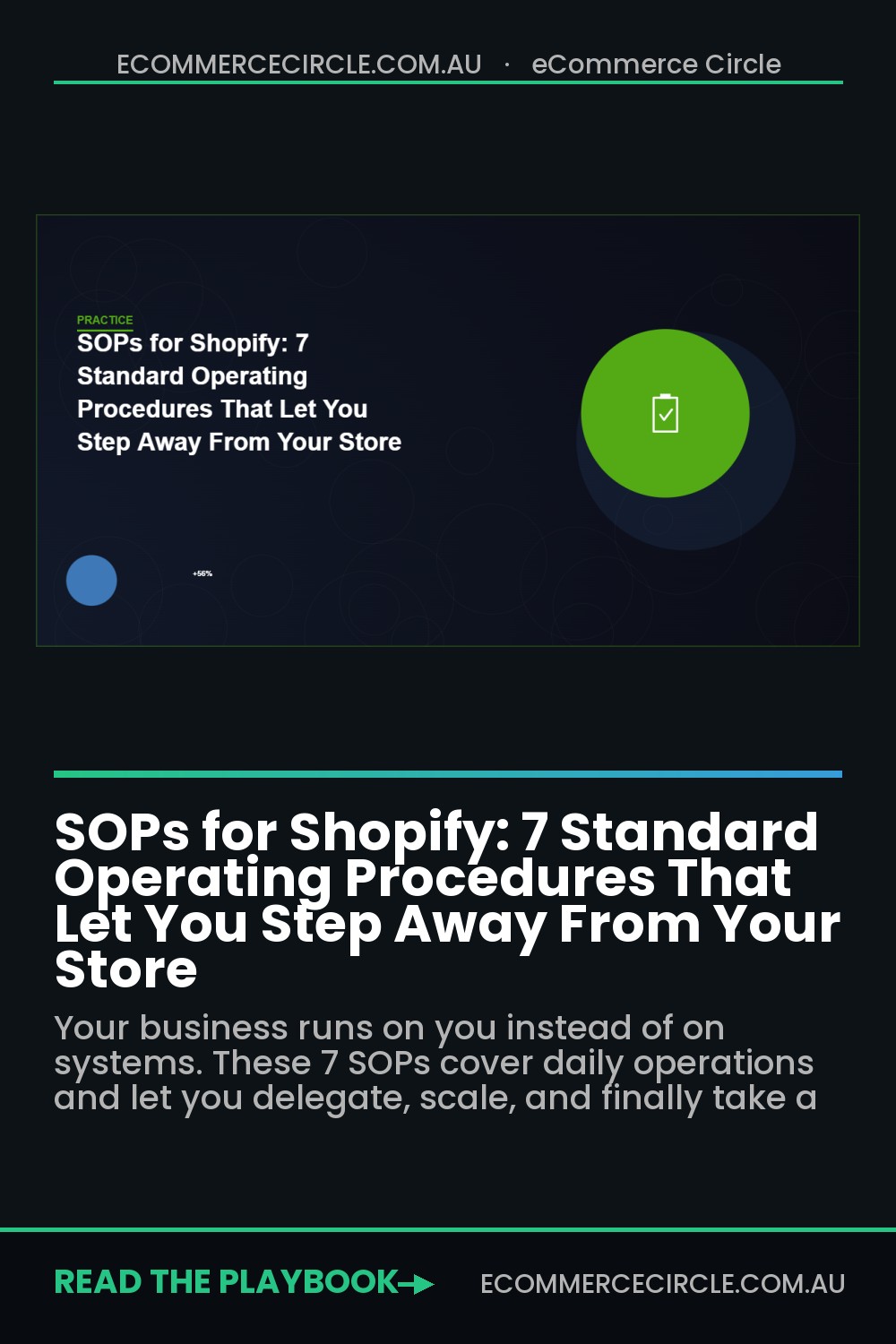 SOPs for Shopify: 7 Standard Operating Procedures That Let You Step Away From Your Store