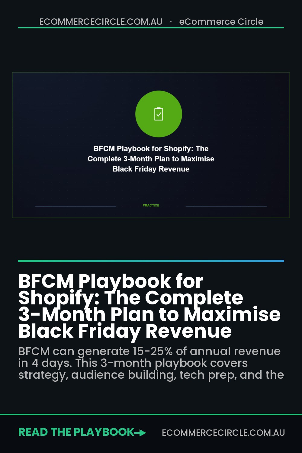 BFCM Playbook for Shopify: The Complete 3-Month Plan to Maximise Black Friday Revenue