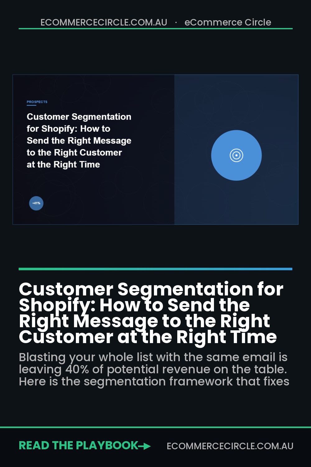 Customer Segmentation for Shopify: How to Send the Right Message to the Right Customer at the Right Time