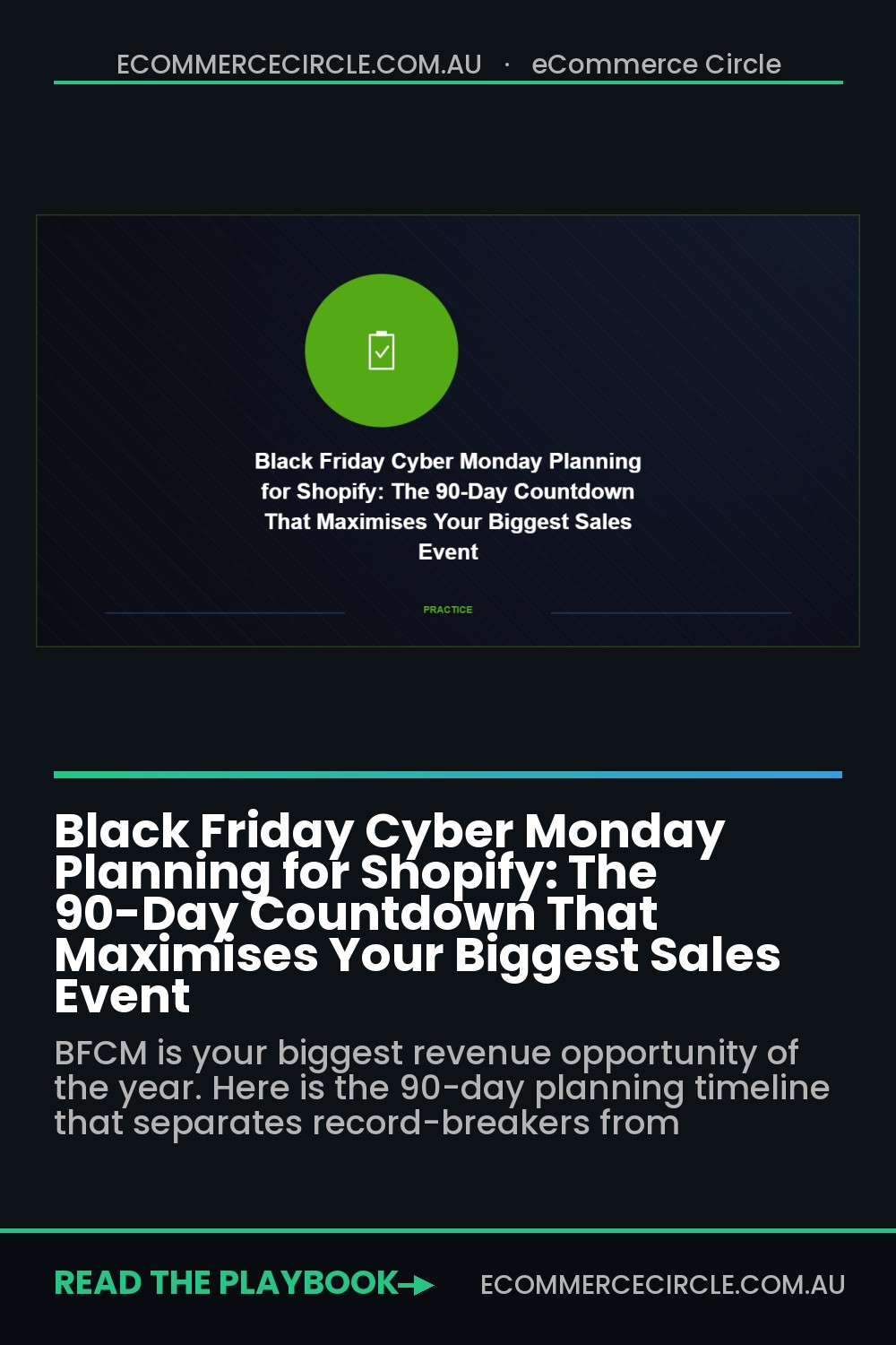 Black Friday Cyber Monday Planning for Shopify: The 90-Day Countdown That Maximises Your Biggest Sales Event