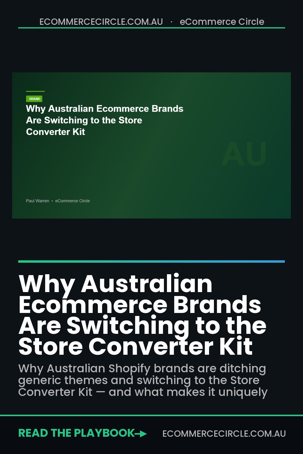 Why Australian Ecommerce Brands Are Switching to the Store Converter Kit
