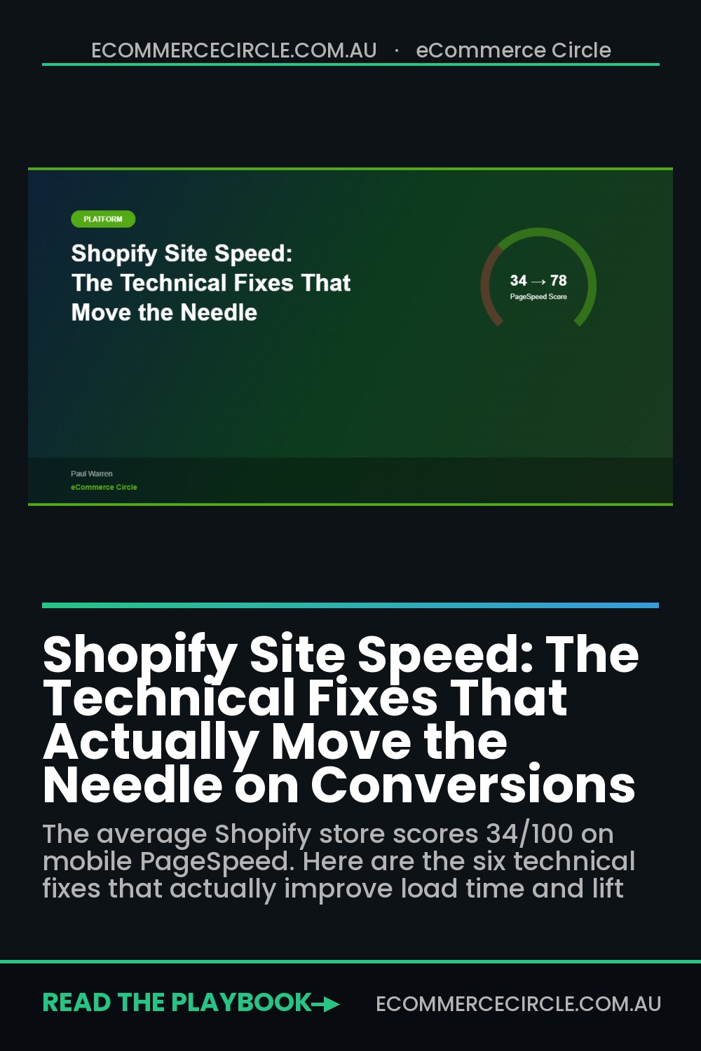 Shopify Site Speed: The Technical Fixes That Actually Move the Needle on Conversions