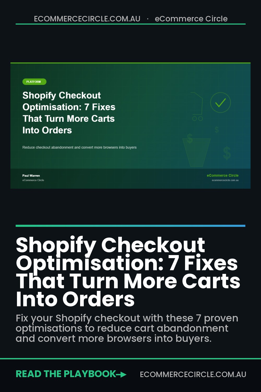 Shopify Checkout Optimisation: 7 Fixes That Turn More Carts Into Orders