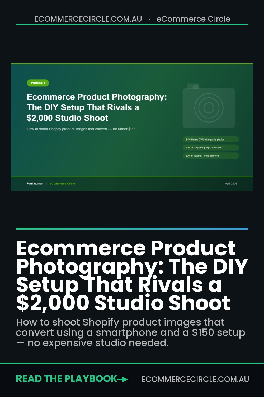 Ecommerce Product Photography: The DIY Setup That Rivals a $2,000 Studio Shoot