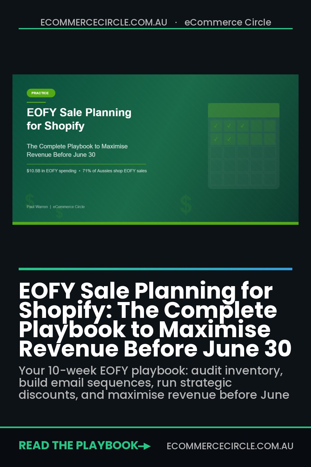EOFY Sale Planning for Shopify: The Complete Playbook to Maximise Revenue Before June 30
