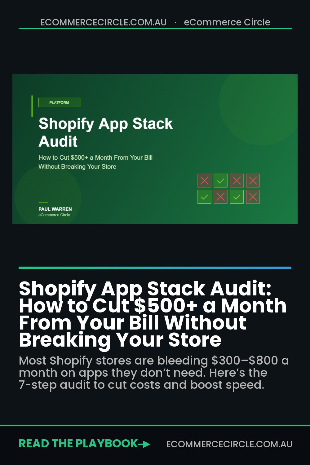 Shopify App Stack Audit: How to Cut $500+ a Month From Your Bill Without Breaking Your Store