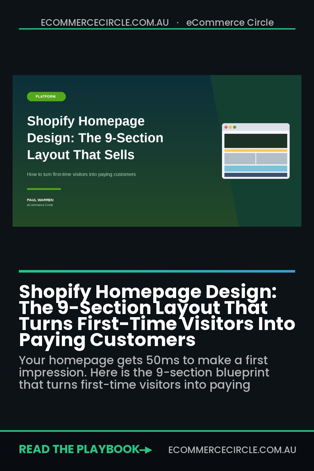 Shopify Homepage Design: The 9-Section Layout That Turns First-Time Visitors Into Paying Customers