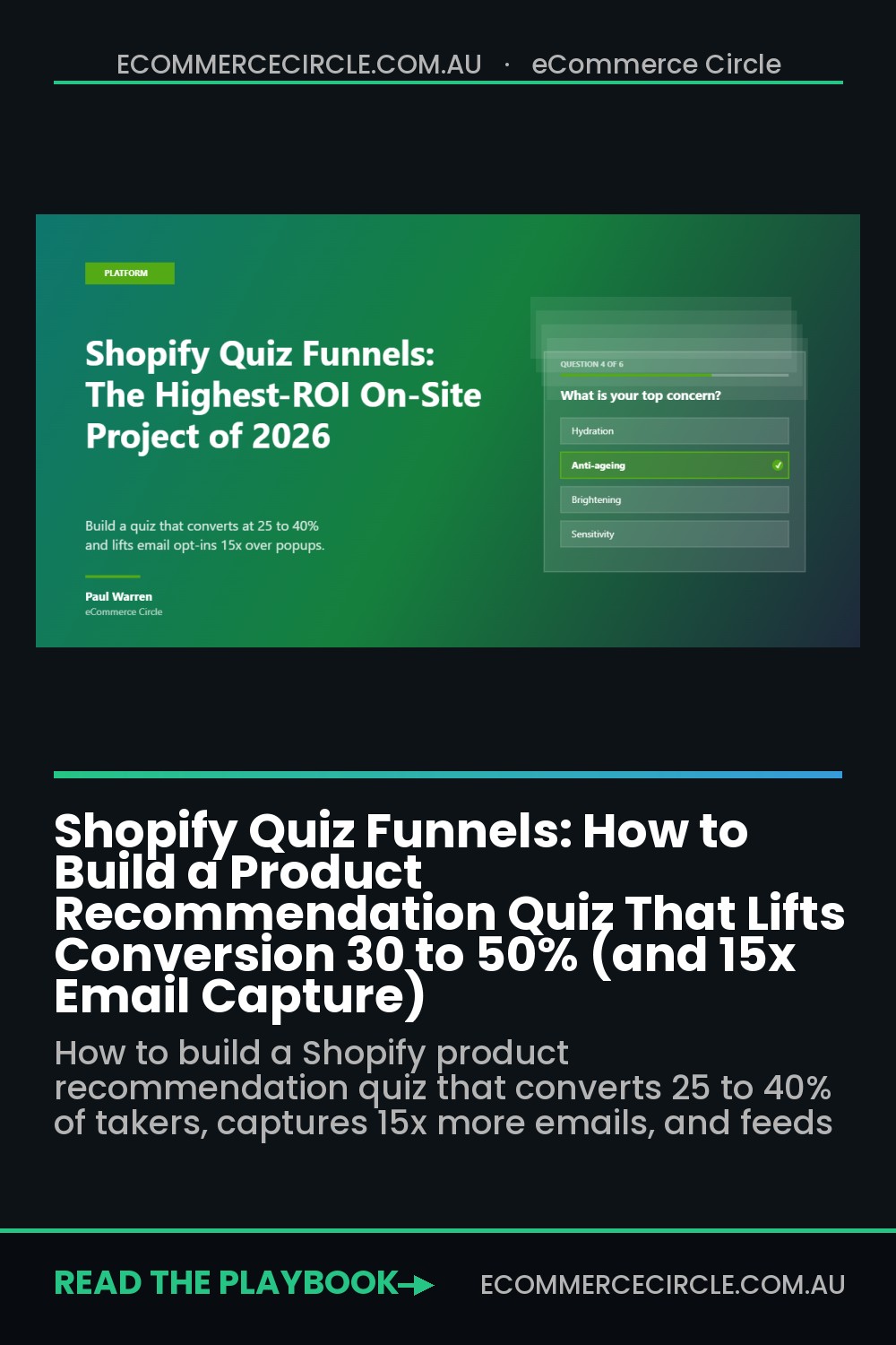 Shopify Quiz Funnels: How to Build a Product Recommendation Quiz That Lifts Conversion 30 to 50% (and 15x Email Capture)