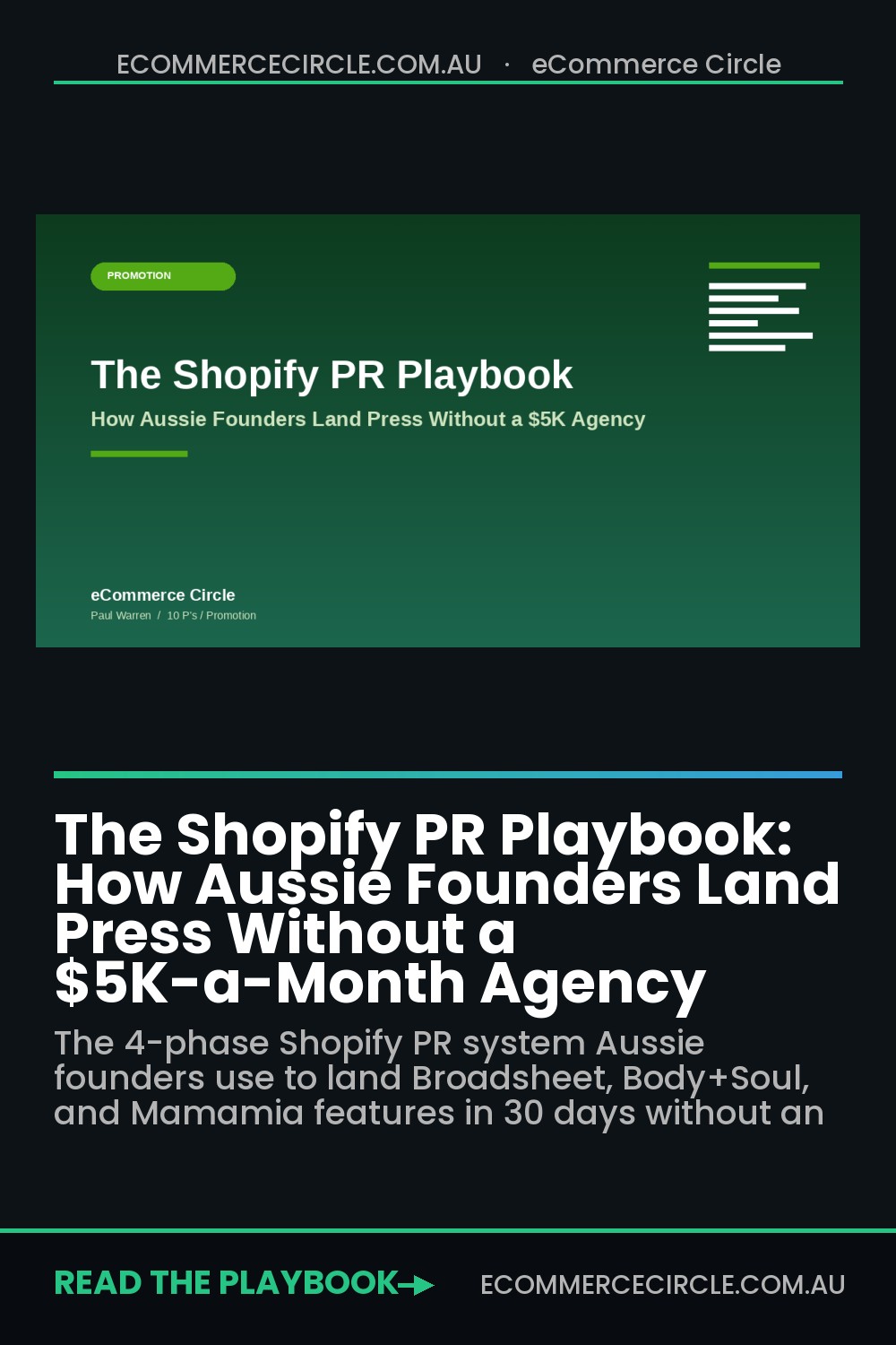The Shopify PR Playbook: How Aussie Founders Land Press Without a $5K-a-Month Agency