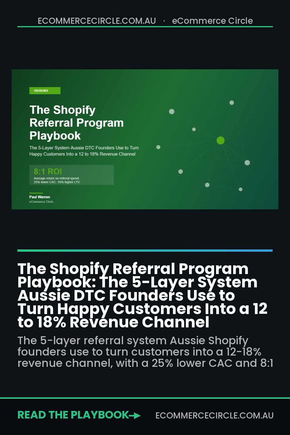 The Shopify Referral Program Playbook: The 5-Layer System Aussie DTC Founders Use to Turn Happy Customers Into a 12 to 18% Revenue Channel