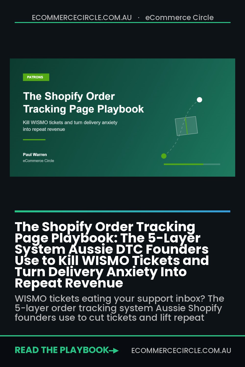 The Shopify Order Tracking Page Playbook: The 5-Layer System Aussie DTC Founders Use to Kill WISMO Tickets and Turn Delivery Anxiety Into Repeat Revenue