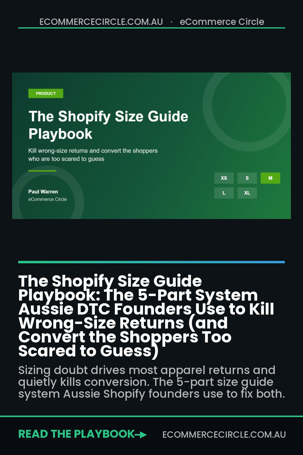 The Shopify Size Guide Playbook: The 5-Part System Aussie DTC Founders Use to Kill Wrong-Size Returns (and Convert the Shoppers Too Scared to Guess)
