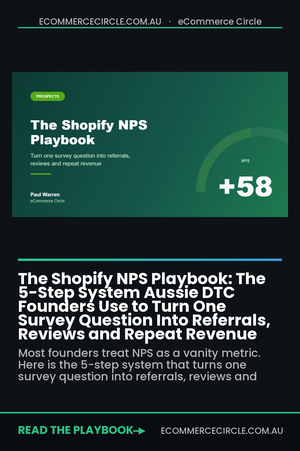 The Shopify NPS Playbook: The 5-Step System Aussie DTC Founders Use to Turn One Survey Question Into Referrals, Reviews and Repeat Revenue
