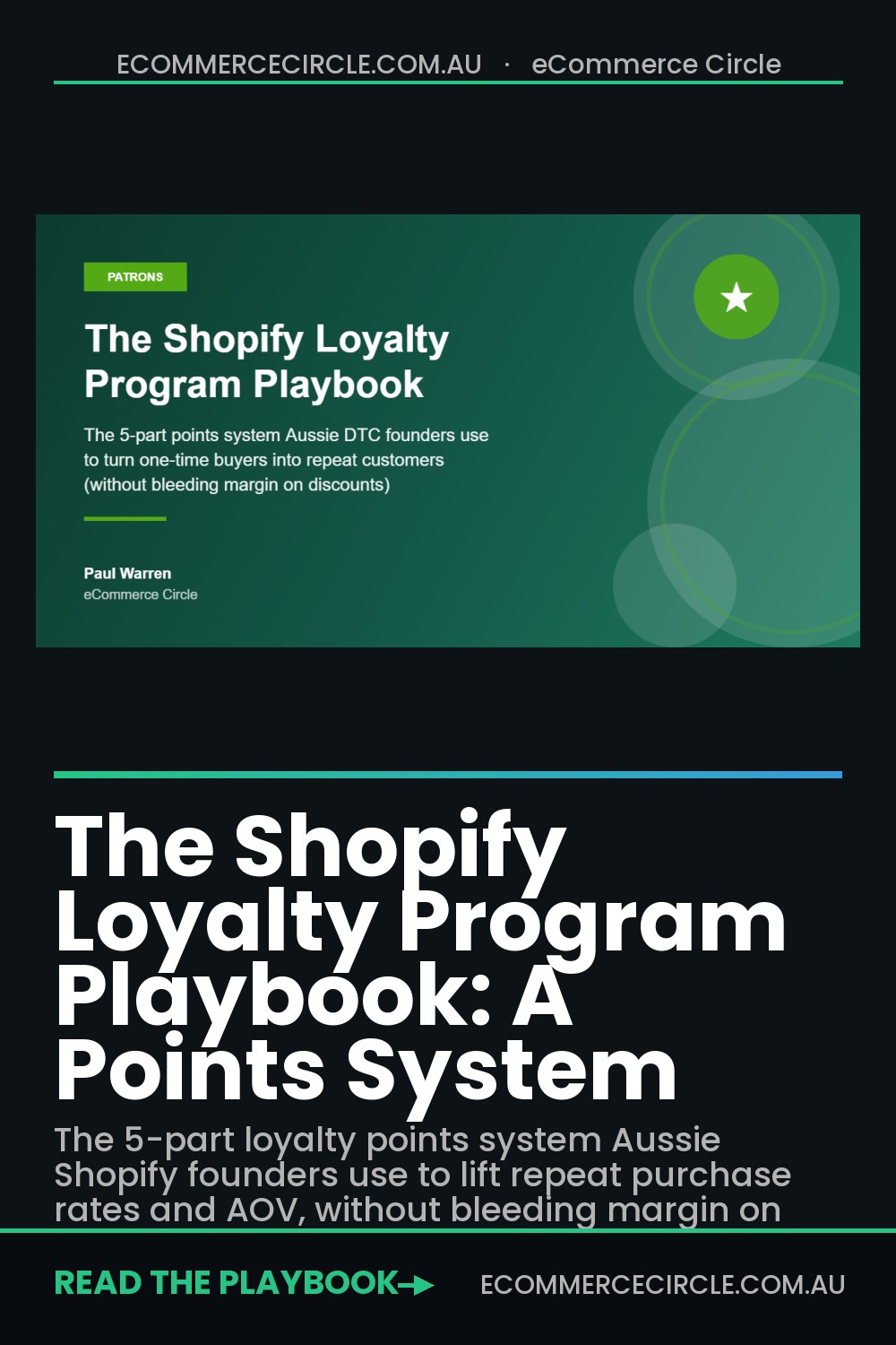 The Shopify Loyalty Program Playbook: A Points System