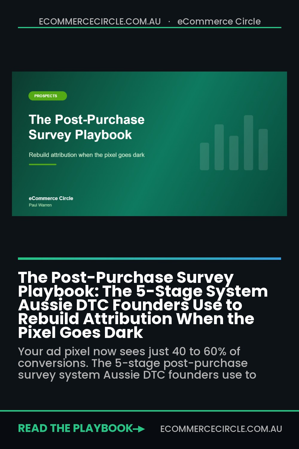The Post-Purchase Survey Playbook: The 5-Stage System Aussie DTC Founders Use to Rebuild Attribution When the Pixel Goes Dark